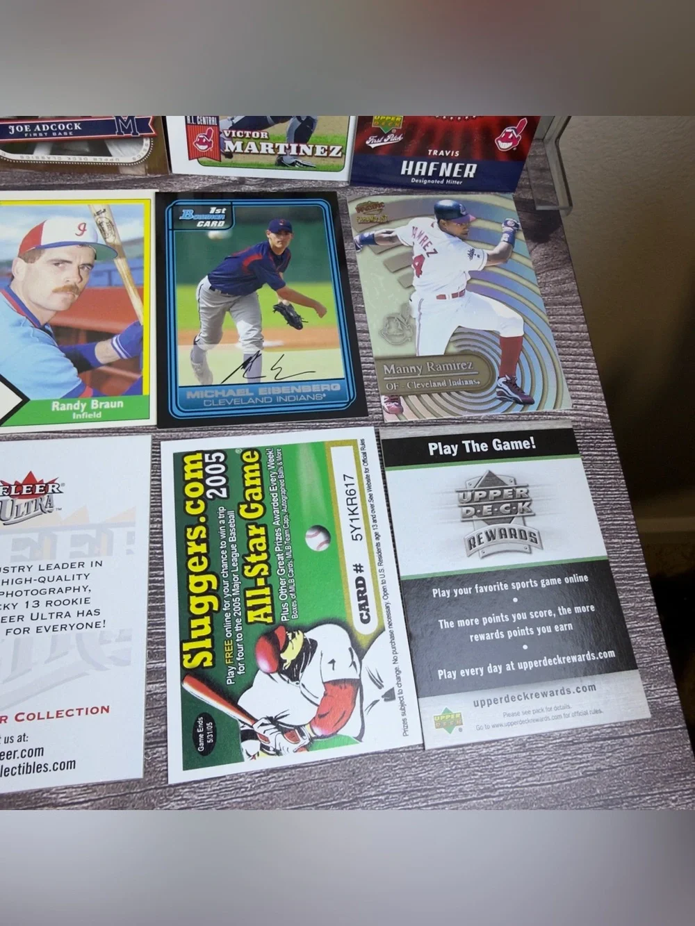 Cleveland Indians 18 Card Lot Manny Ramirez Sabathia Lofton + RC